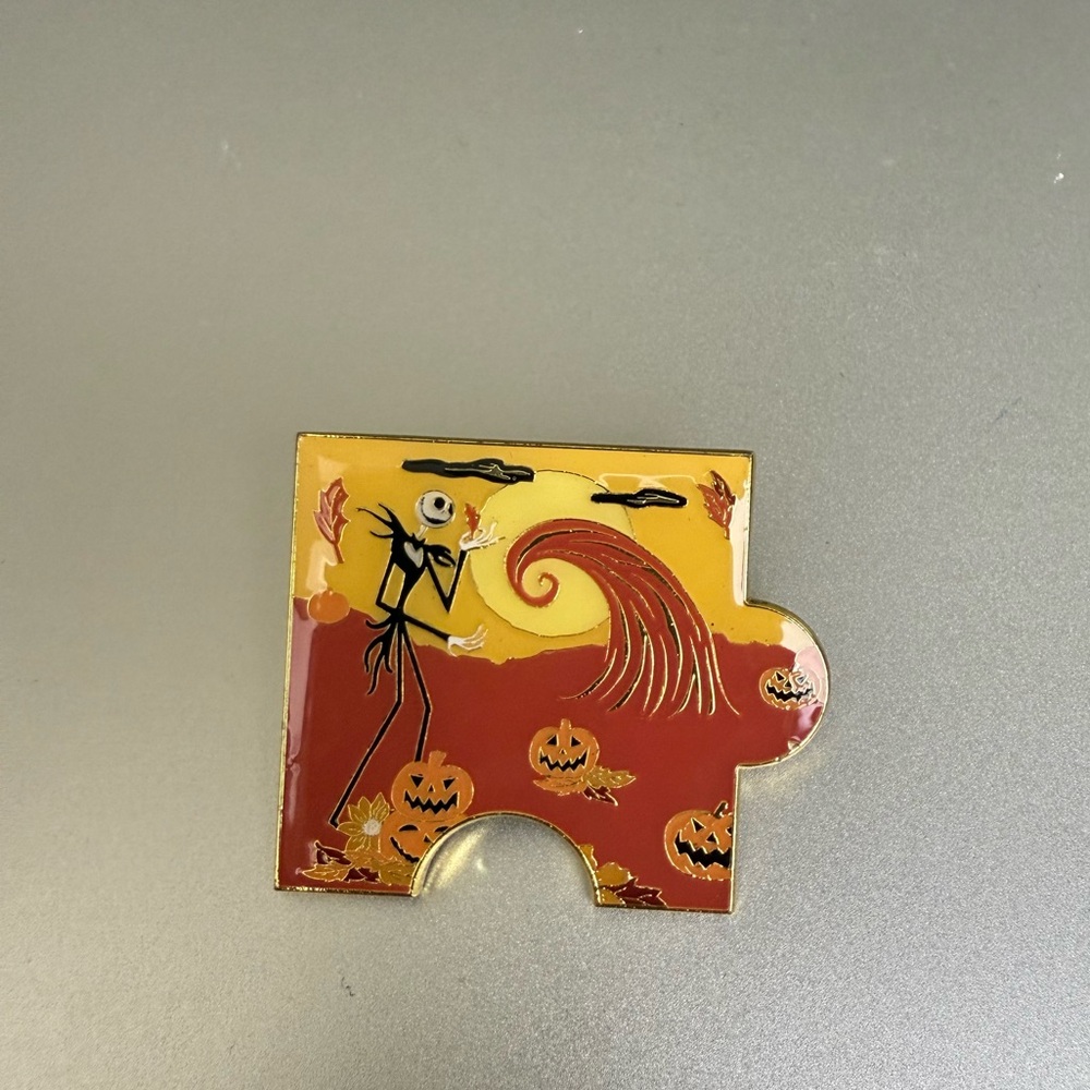Loungefly nightmare before Christmas fall puzzle pin - Jack, upper left corner